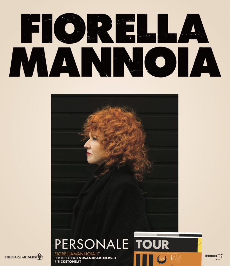 Fiorella Mannoia Personale Tour locandina