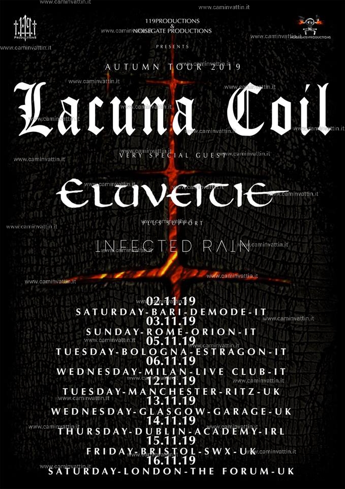 lacuna coil live tour 2019