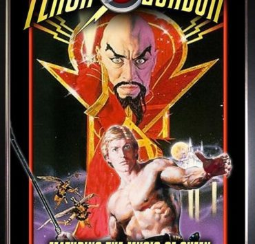 flash gordon movie poster music of queen rock group