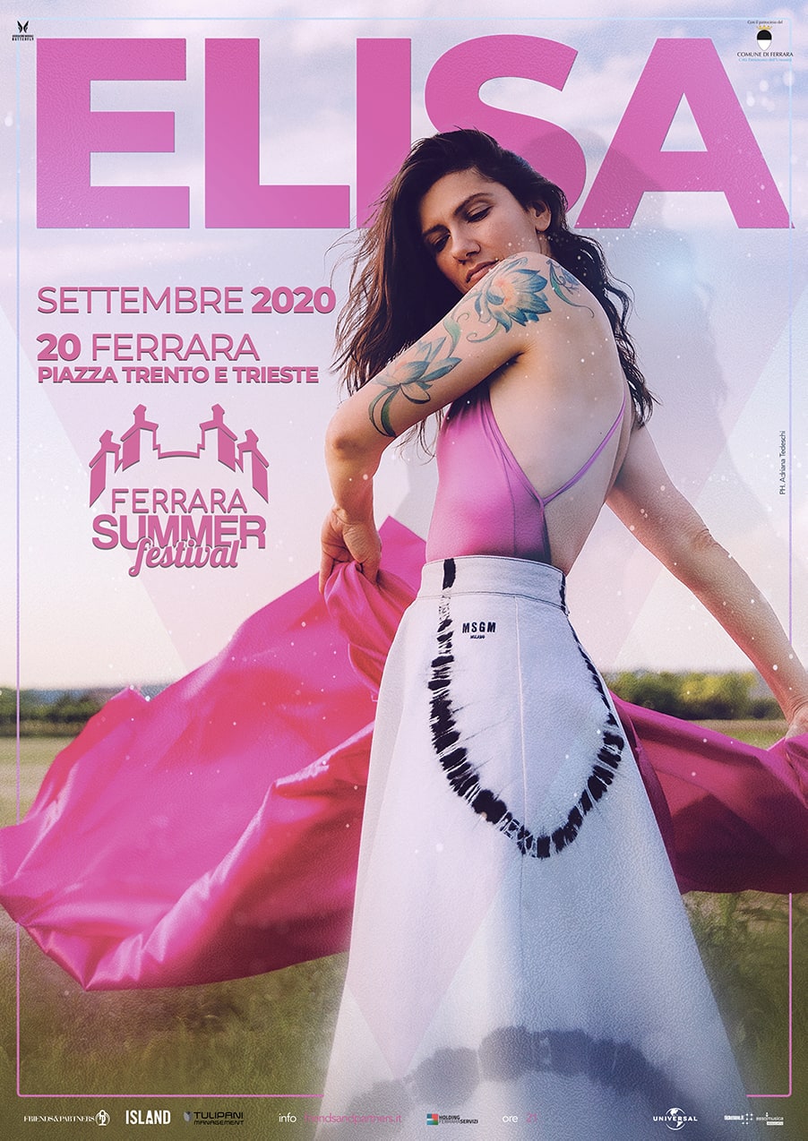 Elisa locandina ferrara summer festival